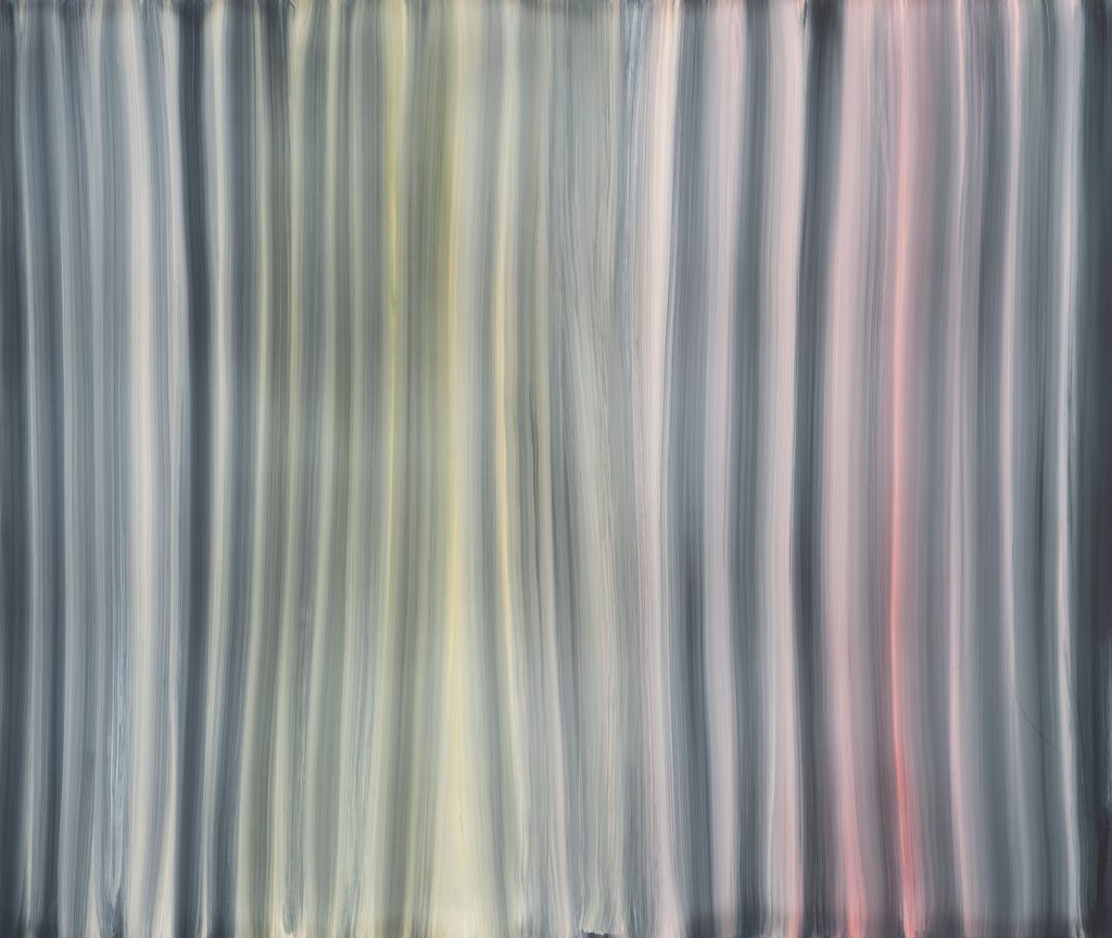 Schilderij Colored curtain